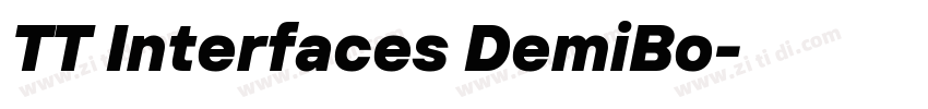 TT Interfaces DemiBo字体转换